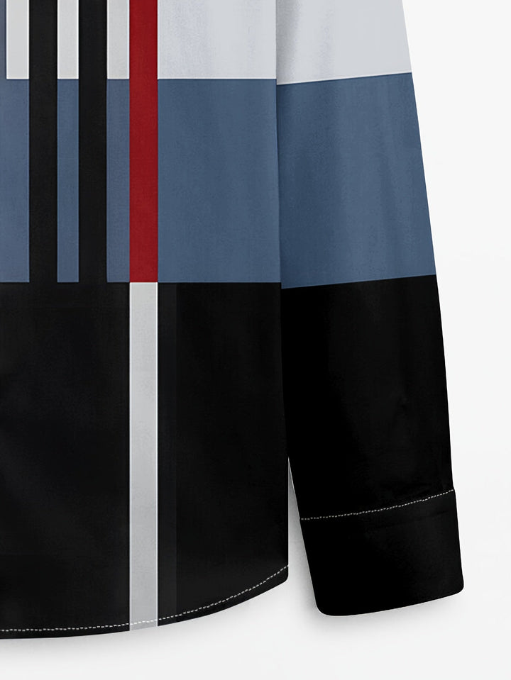 Rueben | Kleurblok Langsleeve Shirt