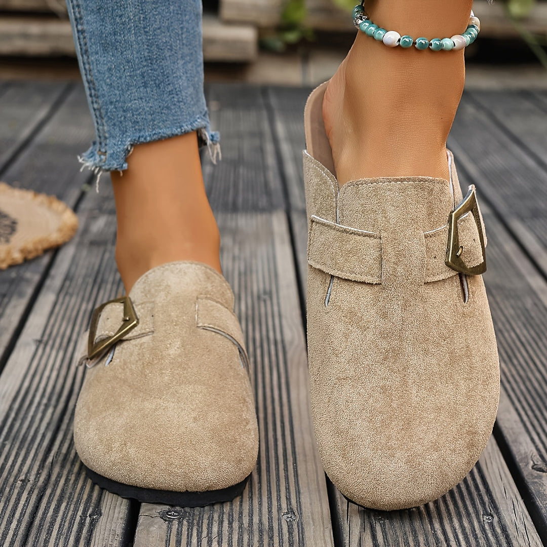 Winona | Slip-On Mules met Gespdetails