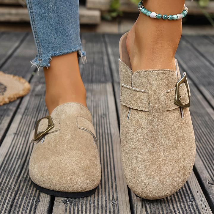 Winona | Slip-On Mules met Gespdetails