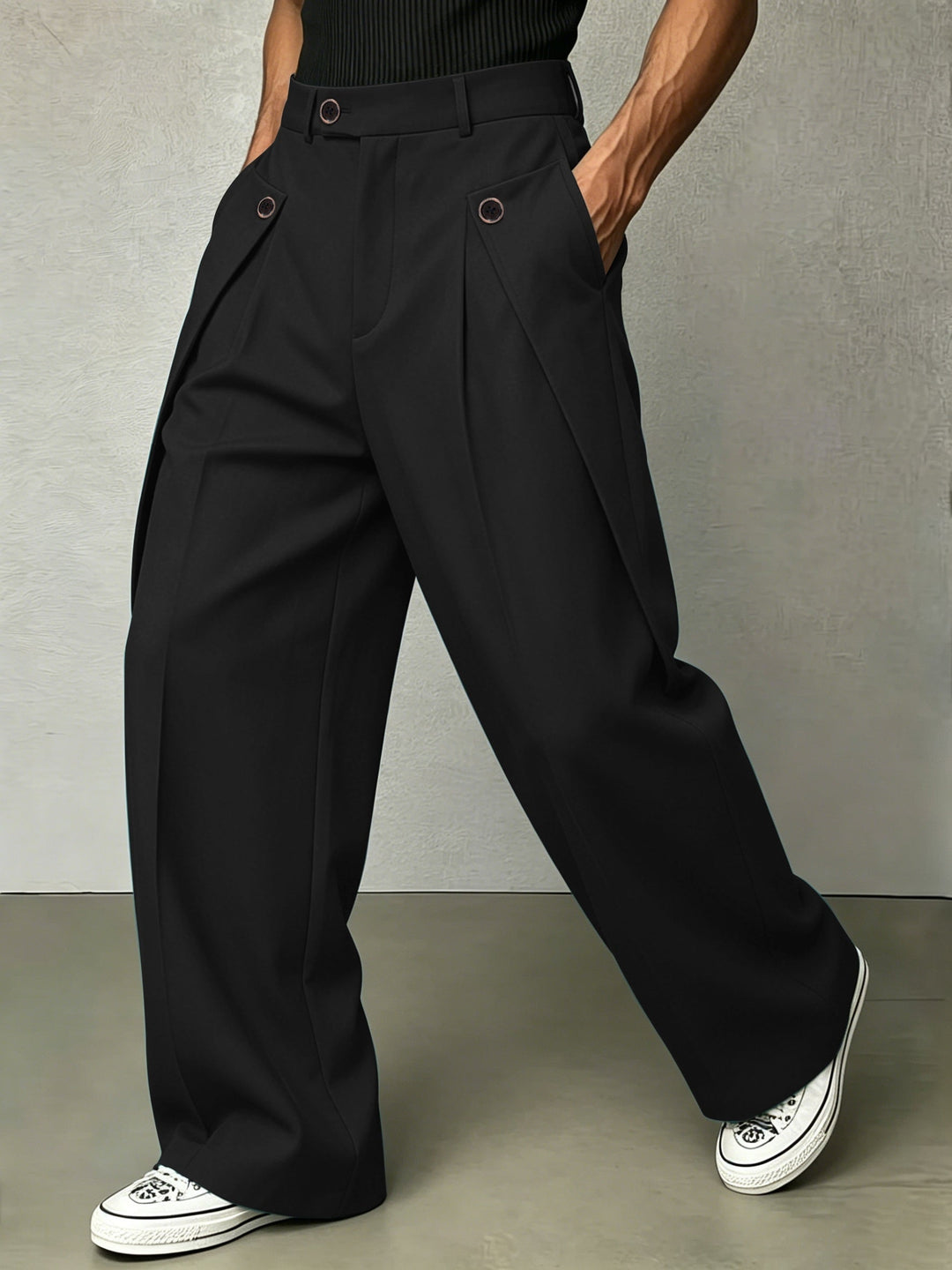 Hudson | Geplooide Wijde Pantalon