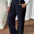 Renata | Op maat gemaakte Hoge Taille Broek
