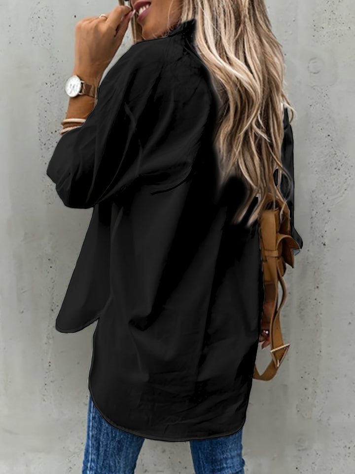 Katherine | Ontspannen Knop-Front Shirt