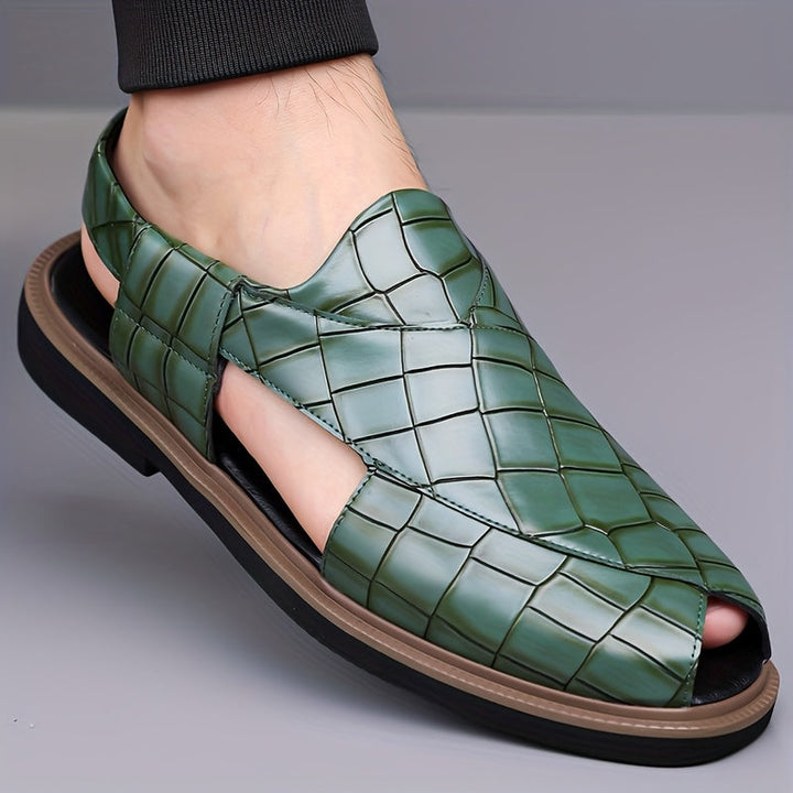 Malcolm | Geweven-Stijl Comfort Sandalen