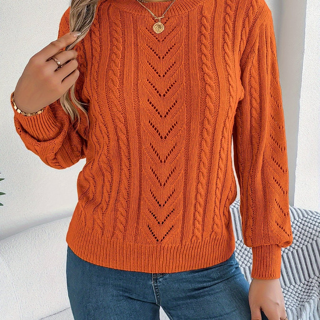 Blythe | Kabelgebreide Textuurtrui