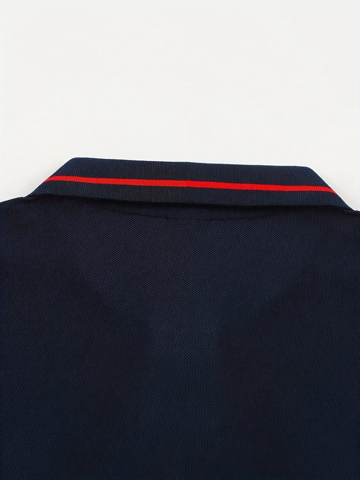 Dalton | Verfijnde Lange Mouwen Polo Shirt