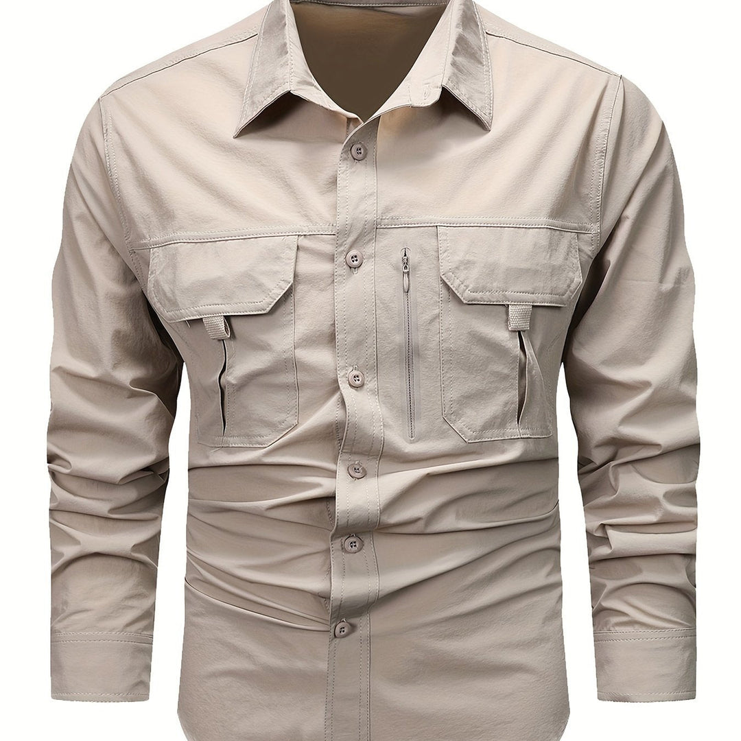 Duncan | Robuuste Multi-Pocket Cargo Shirt