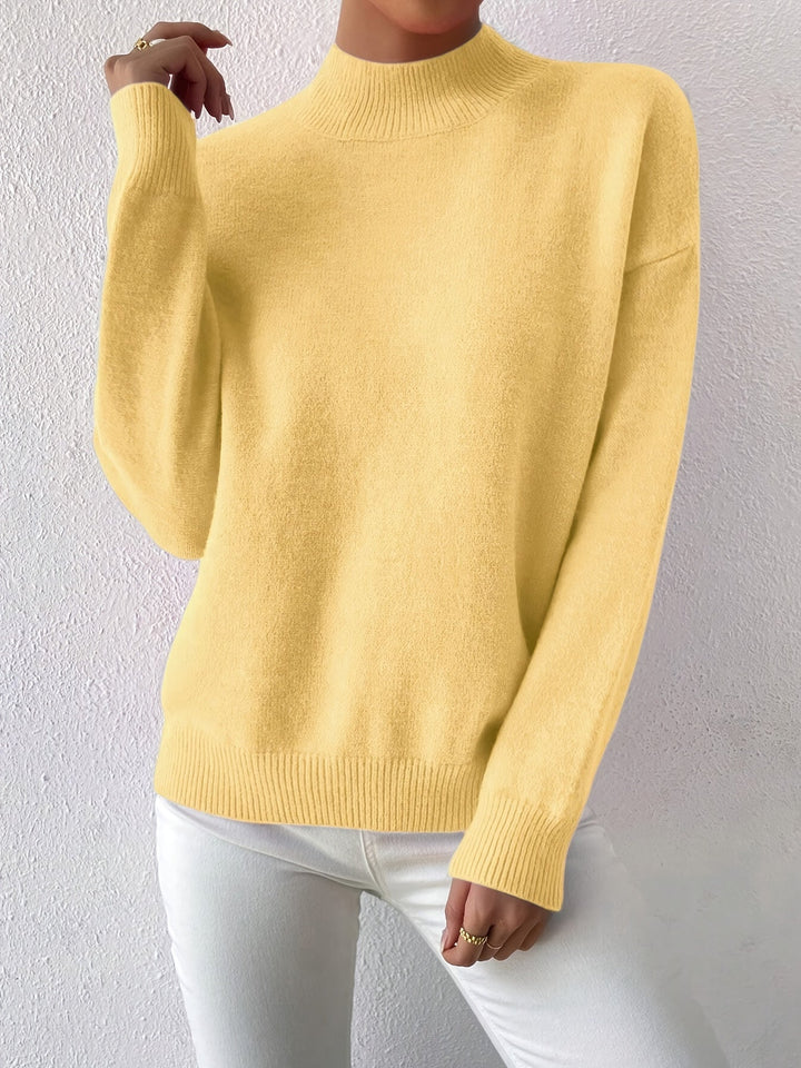 Lorelei | Verfijnde Mock Neck Trui