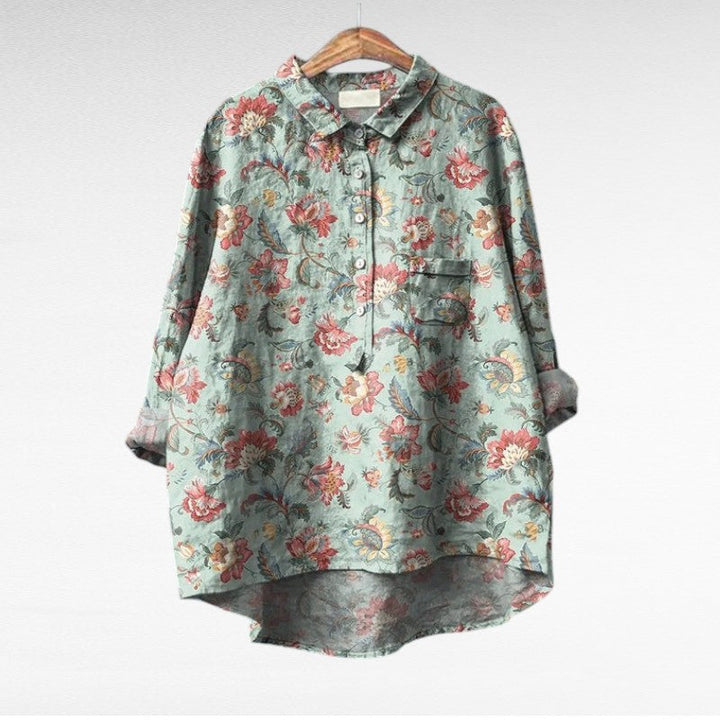 Leslie | Stijlvolle Multicolor Bloes
