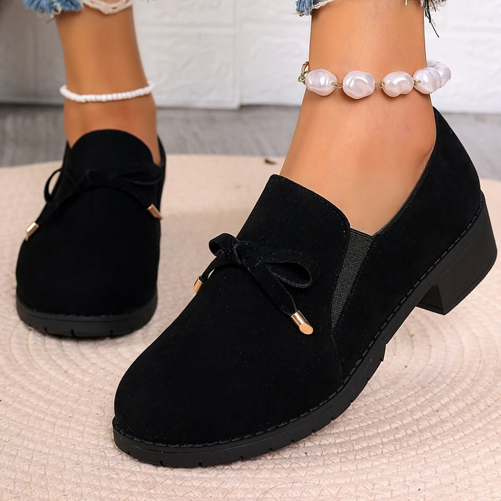 Nadia | Slip-On Loafers met Strikdetail