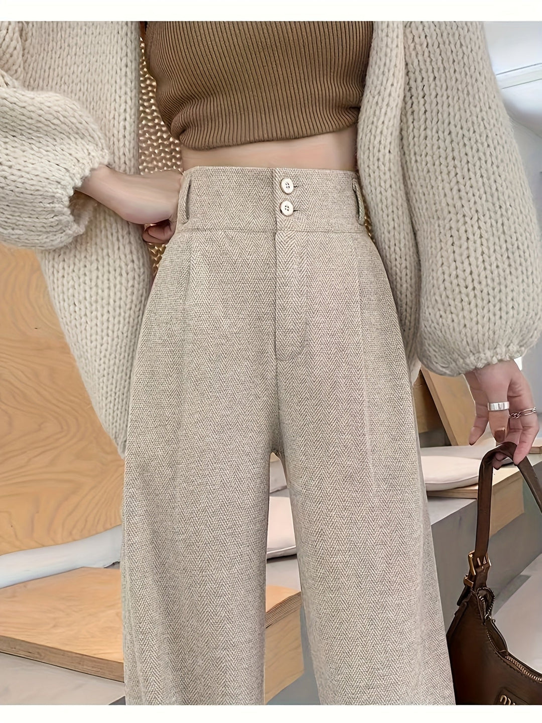 Clementine | Hoge Taille Wijde Pantalon