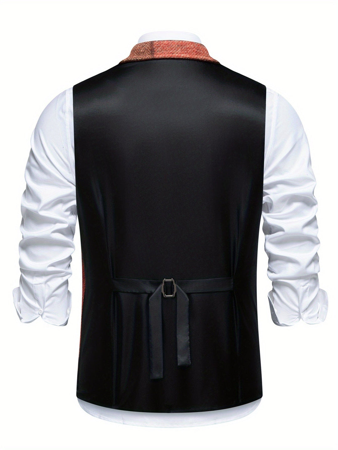 Trevor | Patchwork Vest met Visgraatpatroon