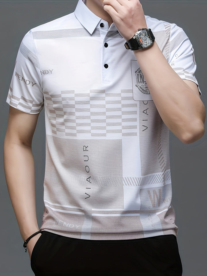 Nathaniel | Verfijnde Kleurblok Polo Shirt