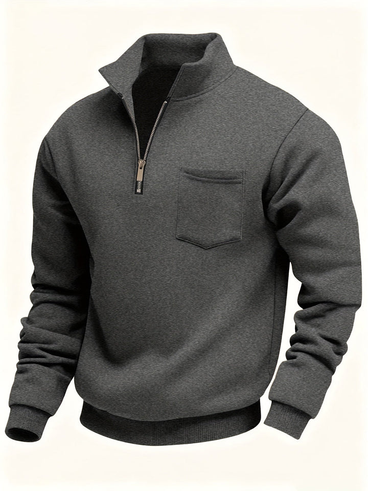 Emmett | Verfijnde Half-Zip Pullover