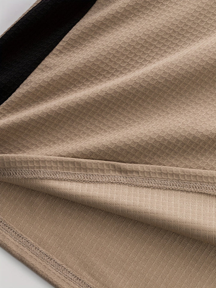 Curtis | Getextureerde Lange Mouwen Henley