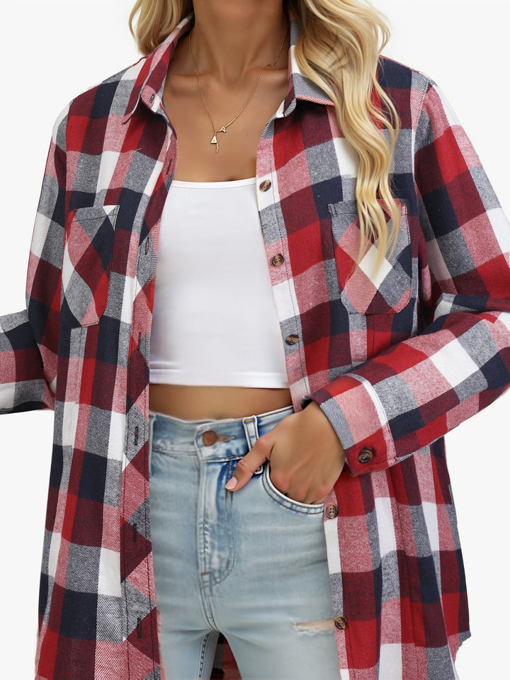 Everly | Ontspannen Buffalo Check Shirt