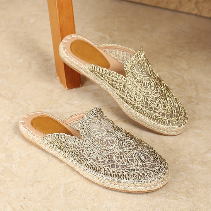 Bonnie | Geweven Slip-On Muilen