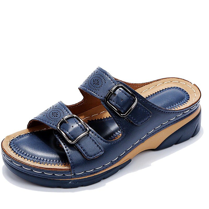 Genevieve | Gevoerde Comfort Sandalen