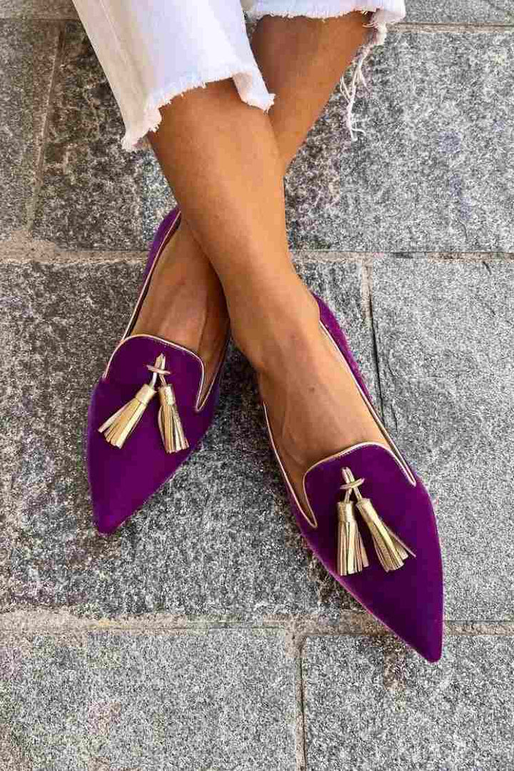 Bailey | Elegante Puntige Tassel Loafers