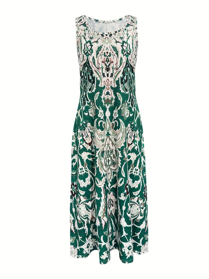 Odette | Vloeiende Bloemen Maxi Jurk