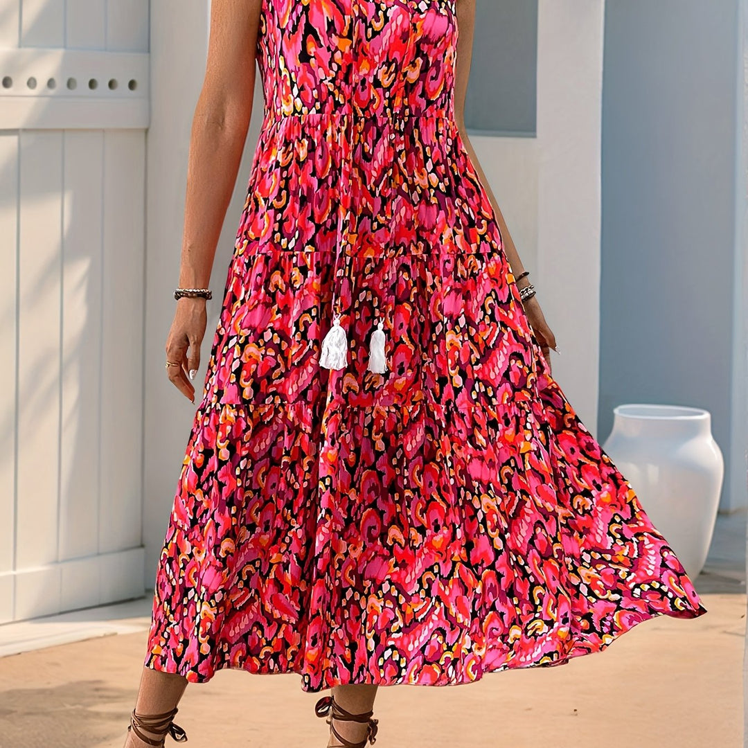 Delia | Vloeiende Bohemian Maxi Jurk