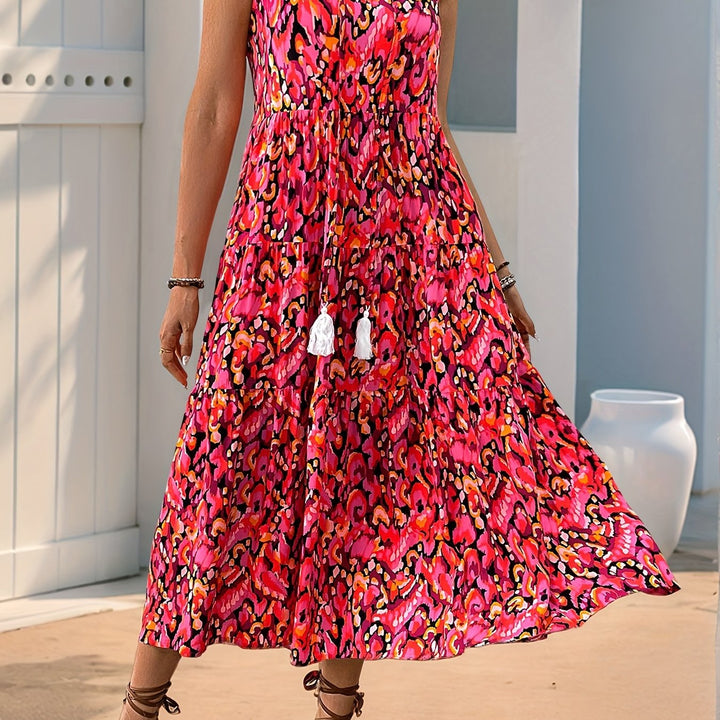 Delia | Vloeiende Bohemian Maxi Jurk