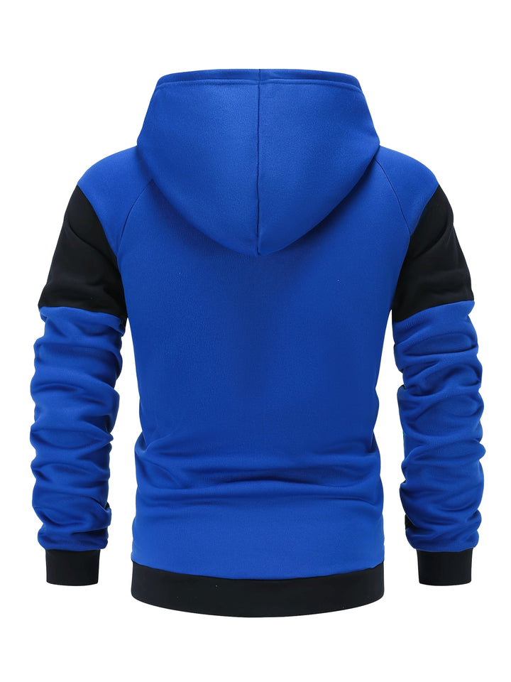 Bryce | Kleurblok Zip-Up Hoodie