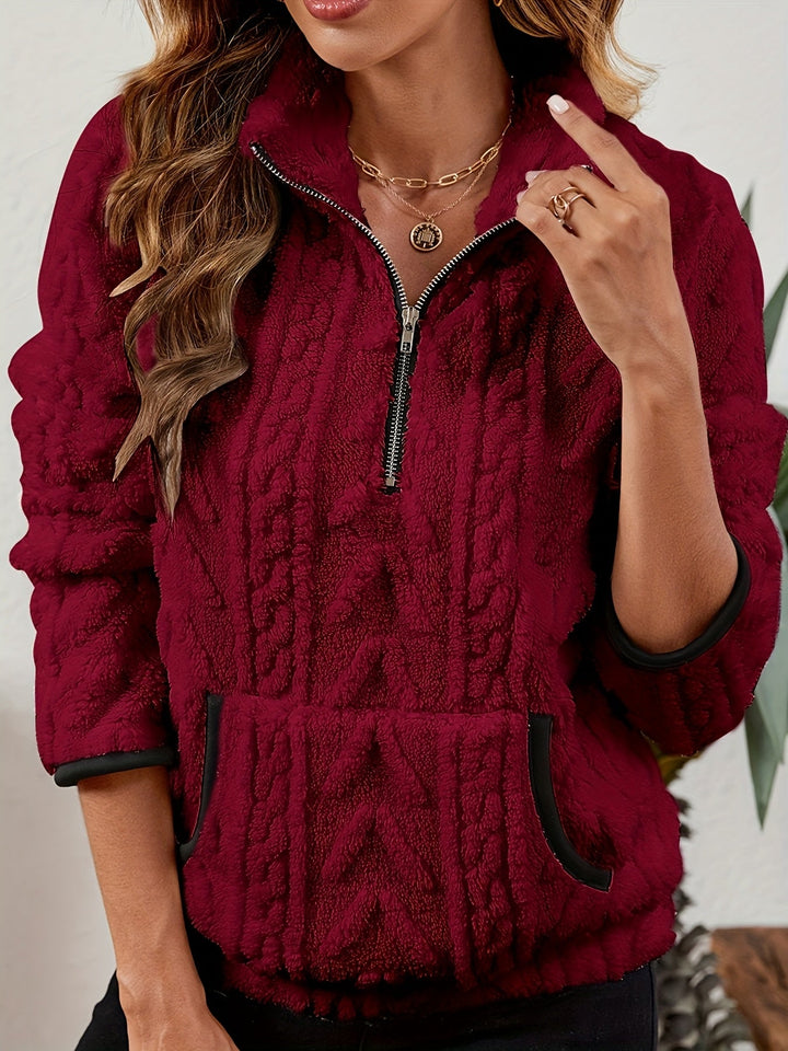 Delilah | Gezellige Half-Zip Pullover
