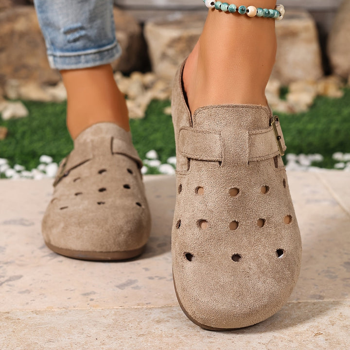 Marion | Slip-On Klompen met Gesp-Detail