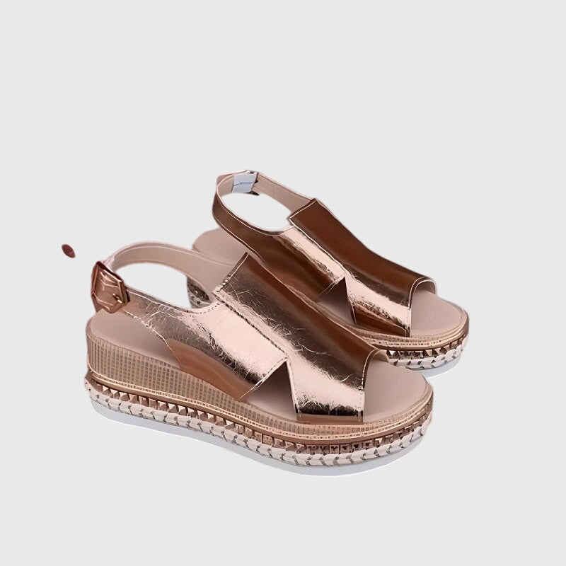 Amelia | Premium Slingback Orthopedische Sandalen