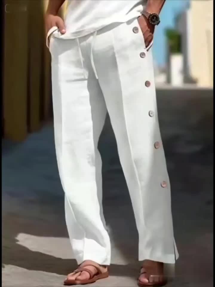 Damien | Relaxed Straight-Leg Broek