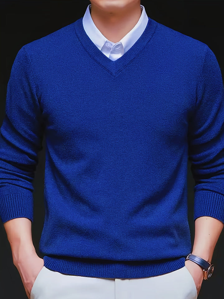 Emory | Klassieke V-hals Pullover