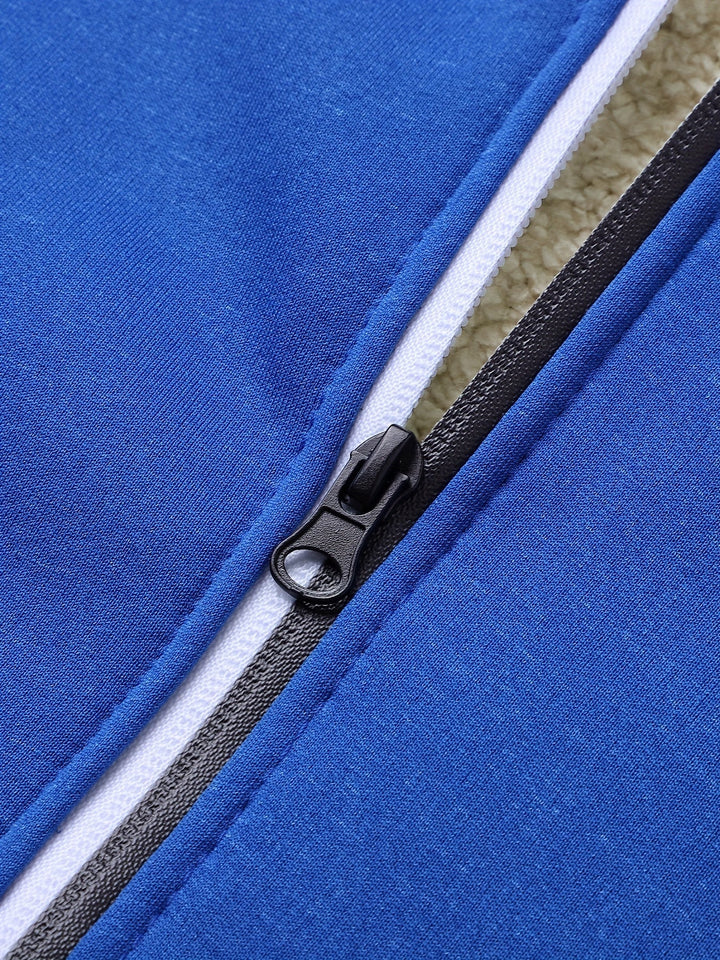 Russell | Gezellige Hooded Zip-Up Jas