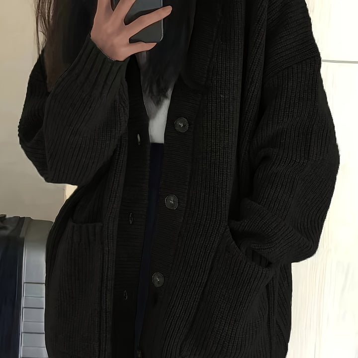 Maisie | Ontspannen Knop-Front Cardigan