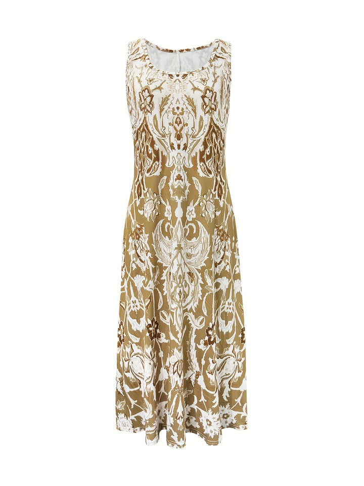 Odette | Vloeiende Bloemen Maxi Jurk