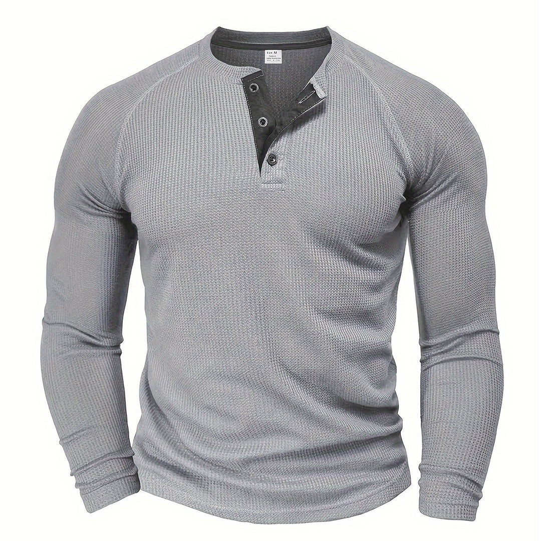 Graham | Klassieke Button Henley Shirt