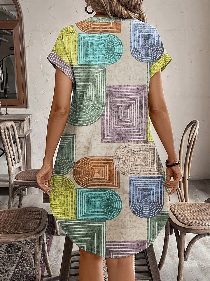 Miriam | Retro Print Shirtjurk
