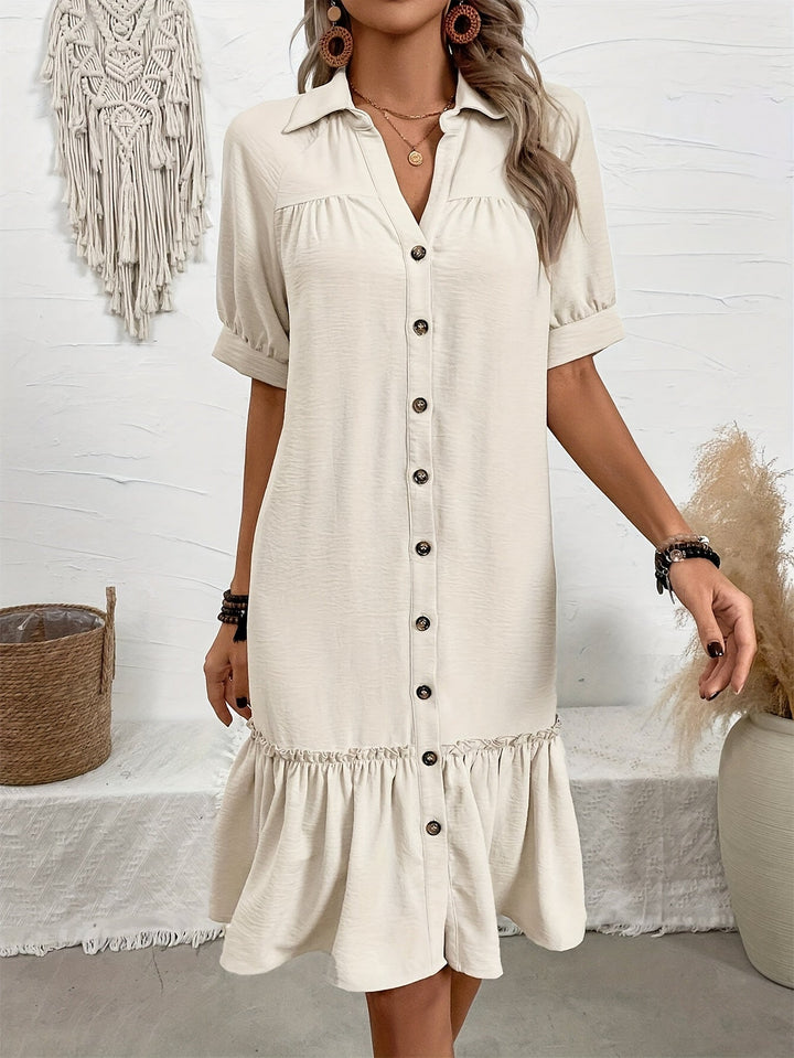 Maevelle | Knoploze Boho Midi Jurk