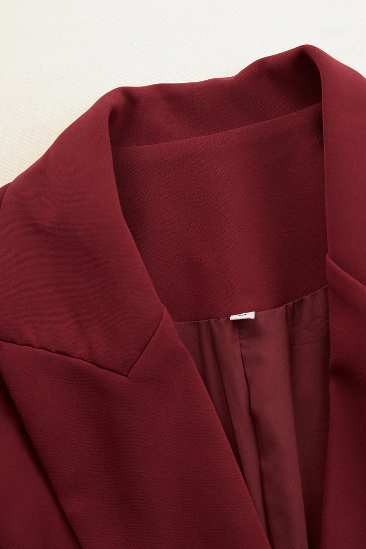 Camille | Stijlvolle Tailored V-hals Blazer Jurk