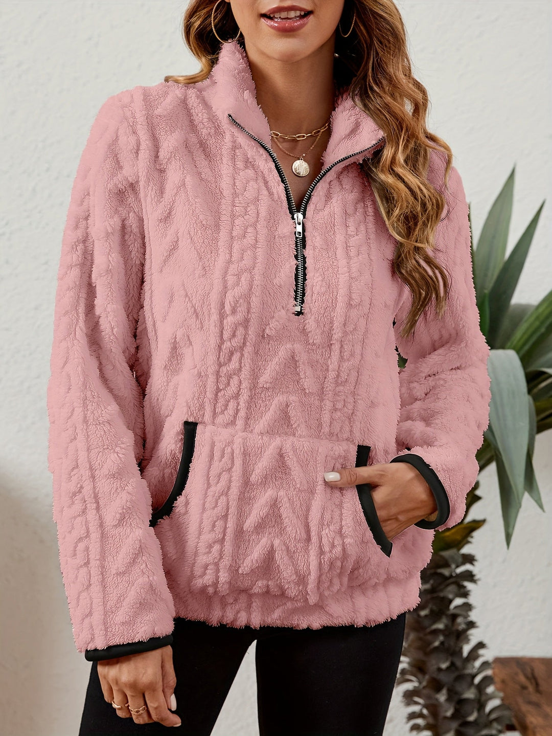 Delilah | Gezellige Half-Zip Pullover