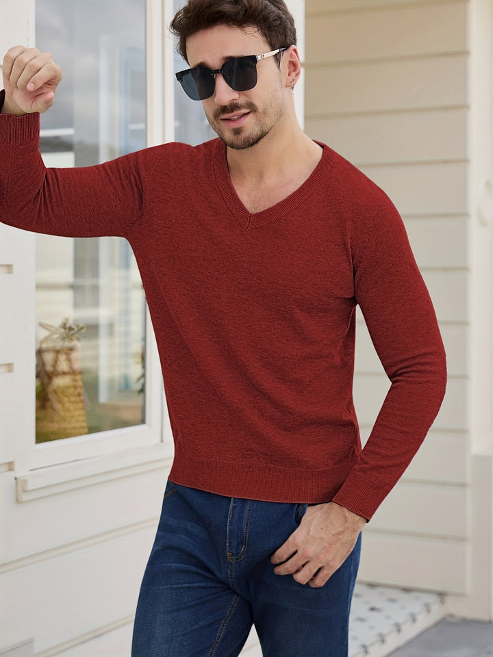 Emory | Klassieke V-hals Pullover
