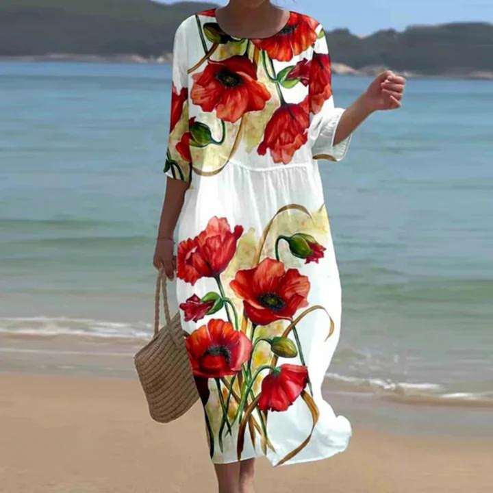 Miranda | Elegante Bloemen Zomerjurk