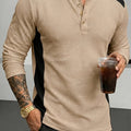 Curtis | Getextureerde Lange Mouwen Henley
