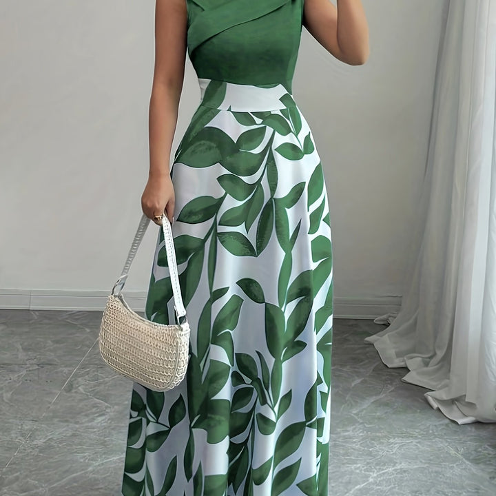 Lucille | Elegante Bloemen Maxi Jurk