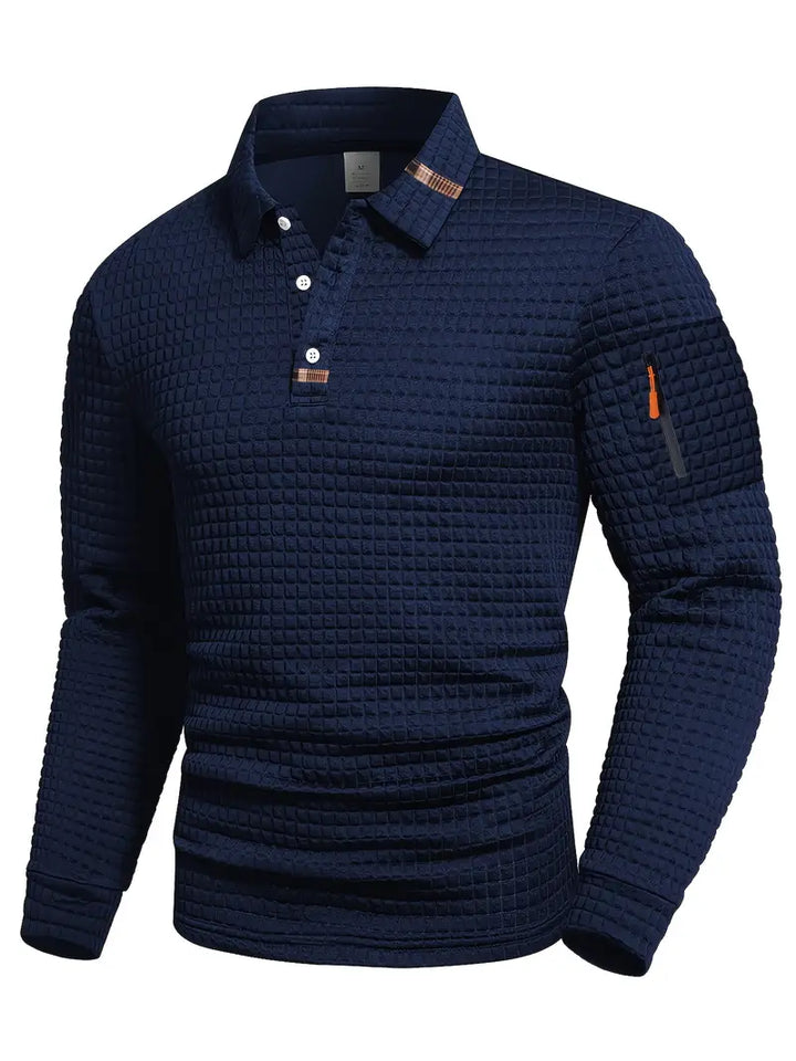 Aaron | Poloshirt met Mouwzak