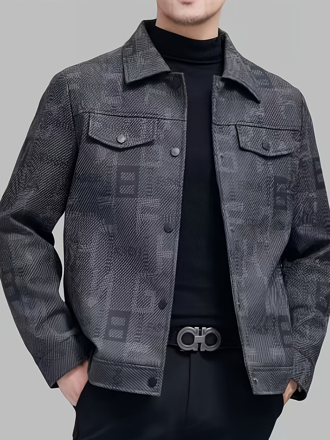 Fletcher | Geprinte Trucker Jacket