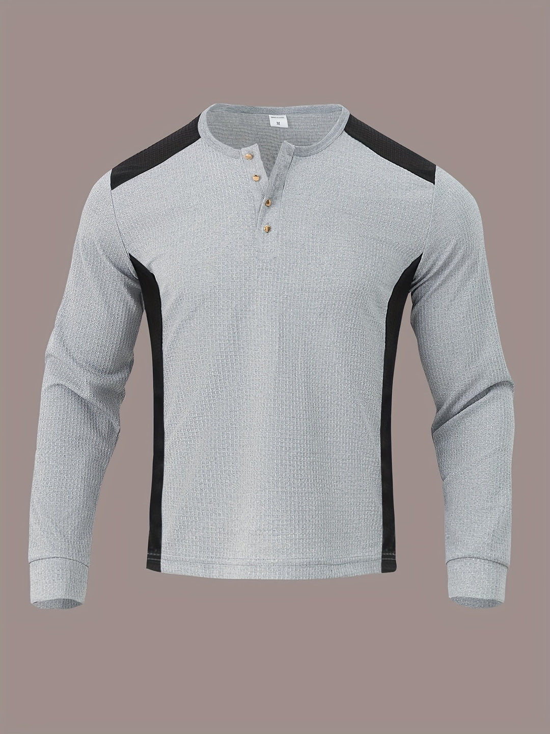 Curtis | Getextureerde Lange Mouwen Henley