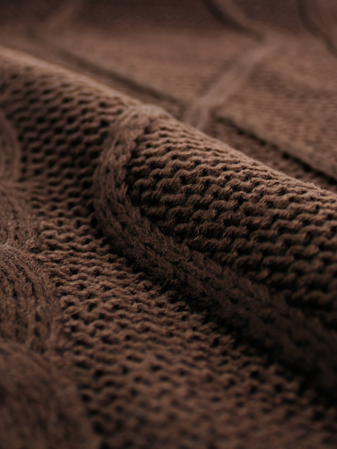 Cora | Gezellige Kabelgebreide V-Hals Sweater Vest