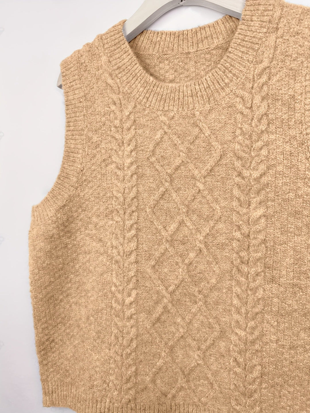 Brooke | Kabelgebreide Sweater Vest