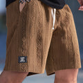 Nolan | Textured Drawstring Shorts