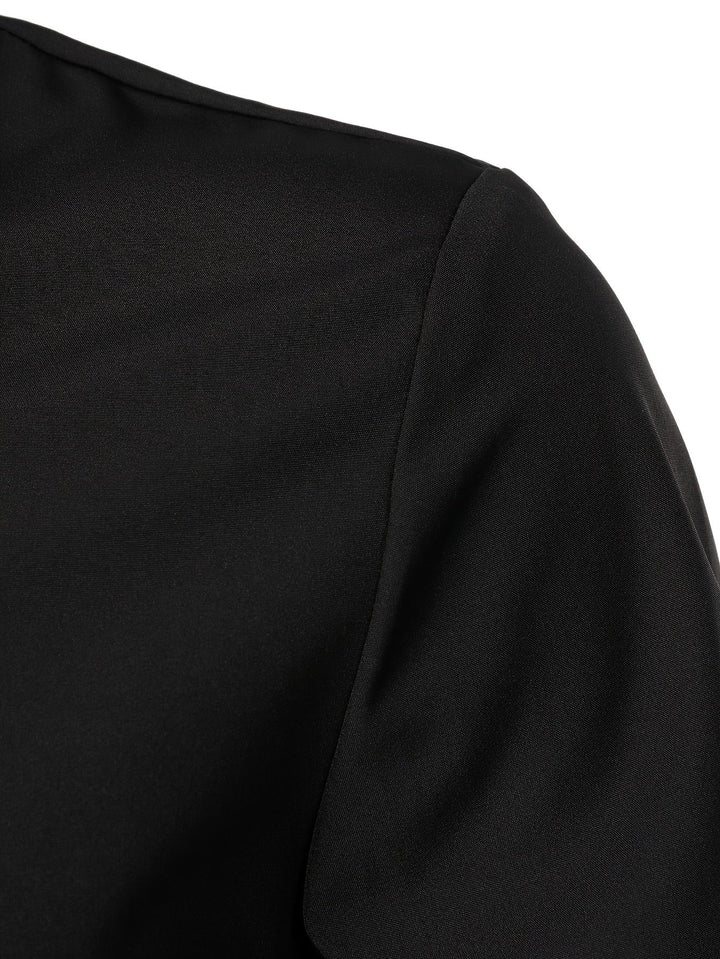 Lucille | Contrast-Trim Lange Mouw Shirt